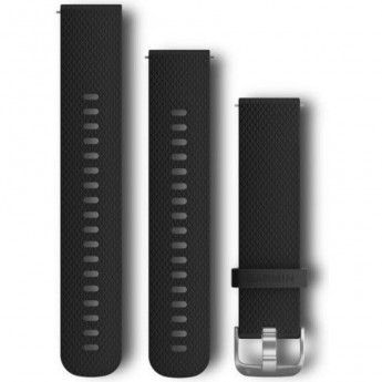 Ремешок GARMIN QUICK RELEASE BAND 20MM BLACK/STAINLESS / TWO SIZES INCLUDED Ремешок GARMIN QUICK RELEASE BAND 20MM BLACK/STAINLESS / TWO SIZES INCLUDED