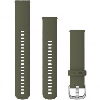 Ремешок GARMIN QUICK RELEASE BAND 20MM MOSS/SILVER Ремешок GARMIN QUICK RELEASE BAND 20MM MOSS/SILVER