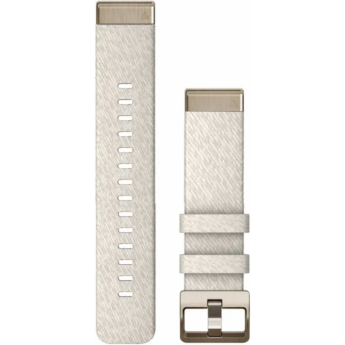 Ремешок GARMIN QUICKFIT 20 WATCH BANDS CREAM HEATHERED NYLON WITH CREAM GOLD HARDWARE Ремешок GARMIN QUICKFIT 20 WATCH BANDS CREAM HEATHERED NYLON WITH CREAM GOLD HARDWARE